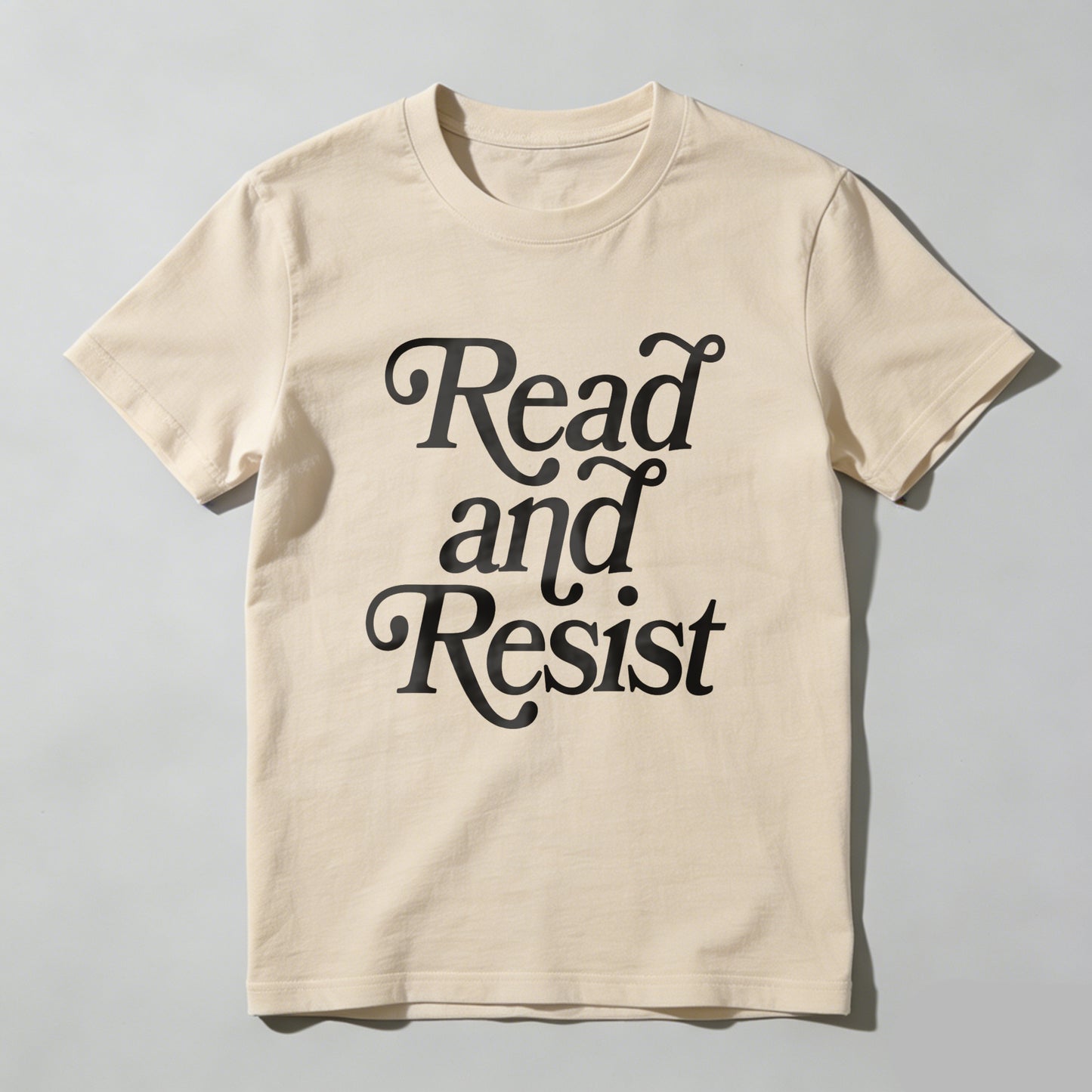 Wardrobecart Read And Resist Unisex Classic T-shirt 100% cotton