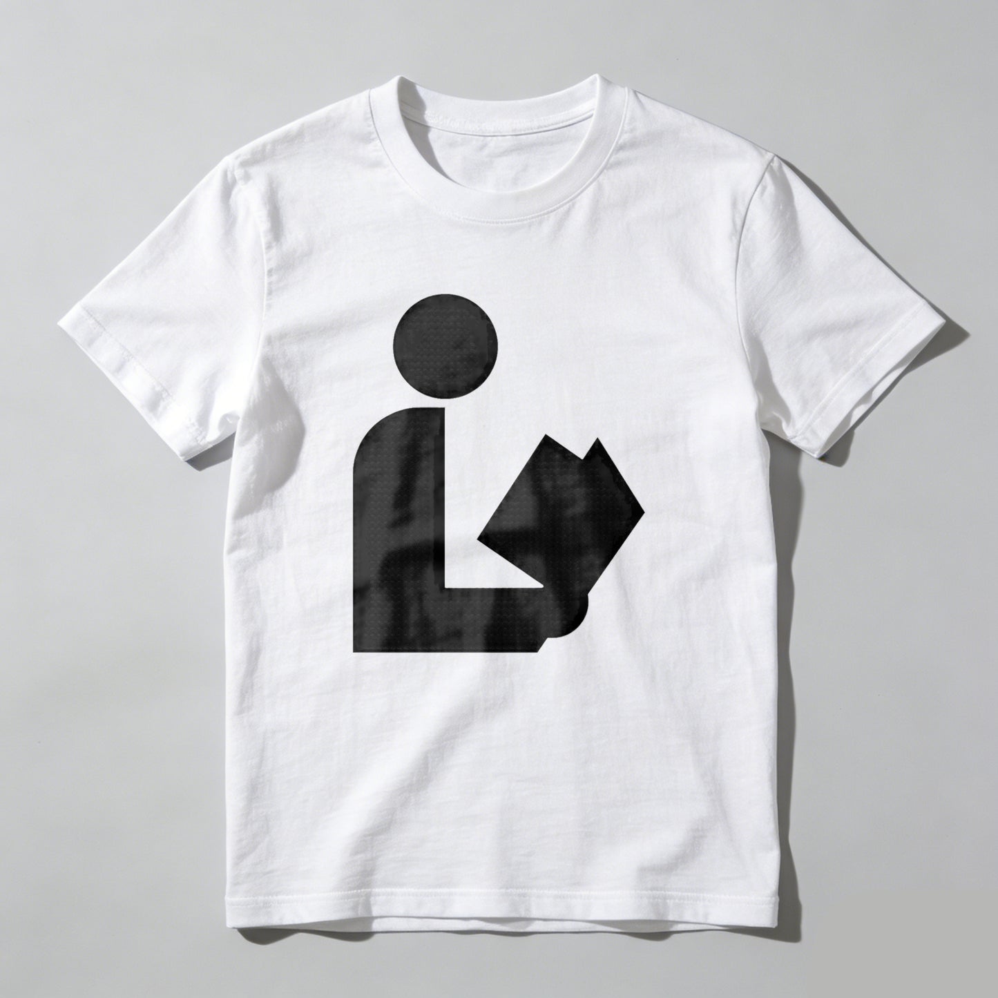 Wardrobecart Person Holding Book Symbol Unisex Classic T-shirt