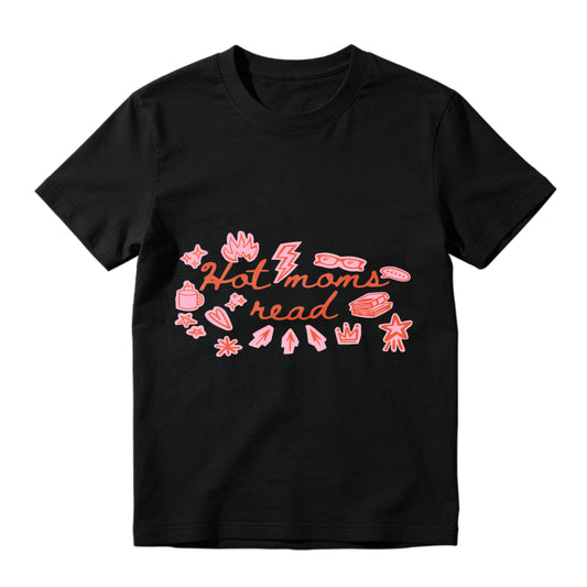 Wardrobecart Hot Moms Read With Book And Accessories Unisex Classic T-shirt