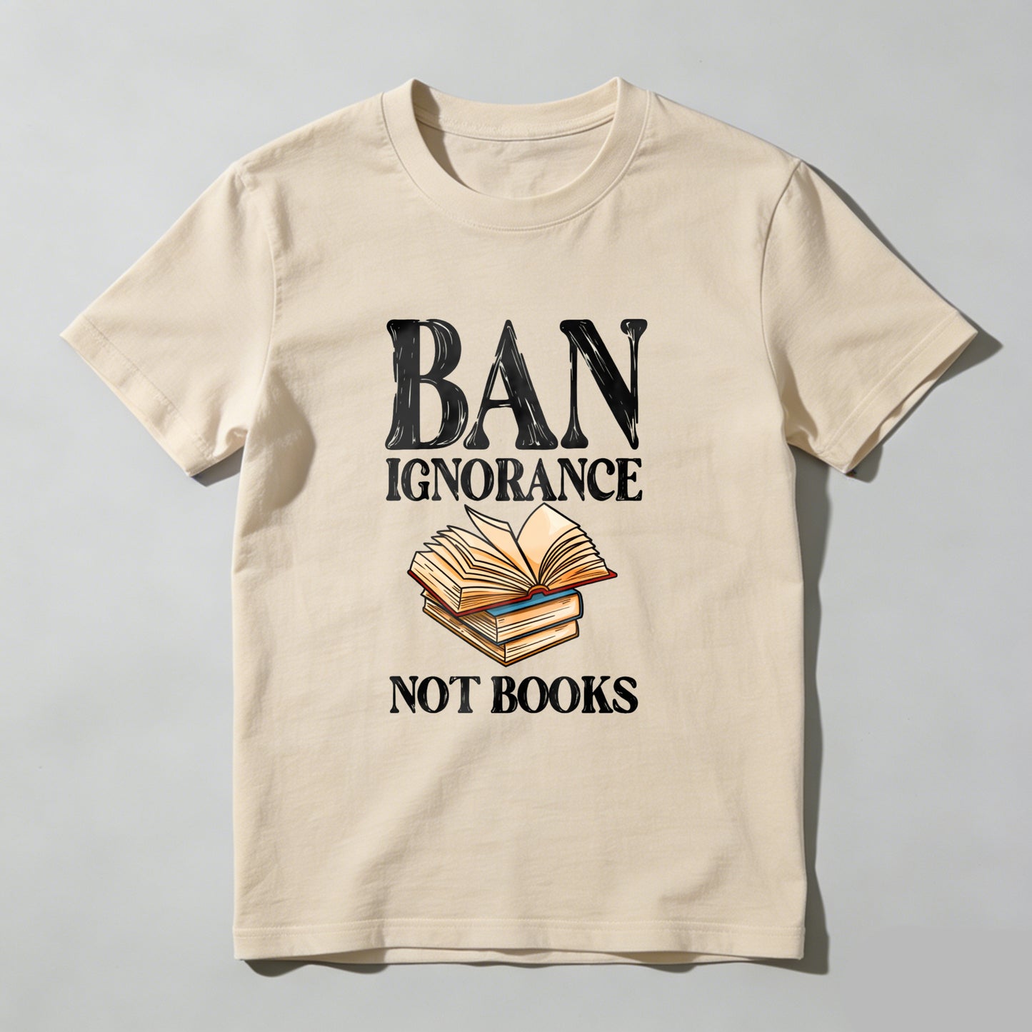Wardrobecart Ban Ignorance Not Books Unisex Classic T-shirt