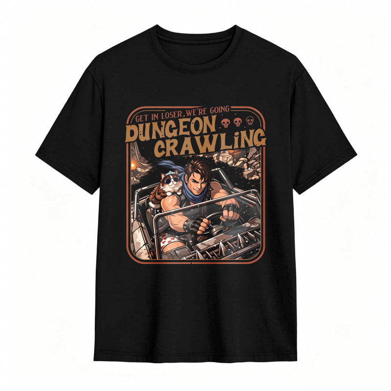 Dungeon Crawling Funny Gamer Fantasy Tee