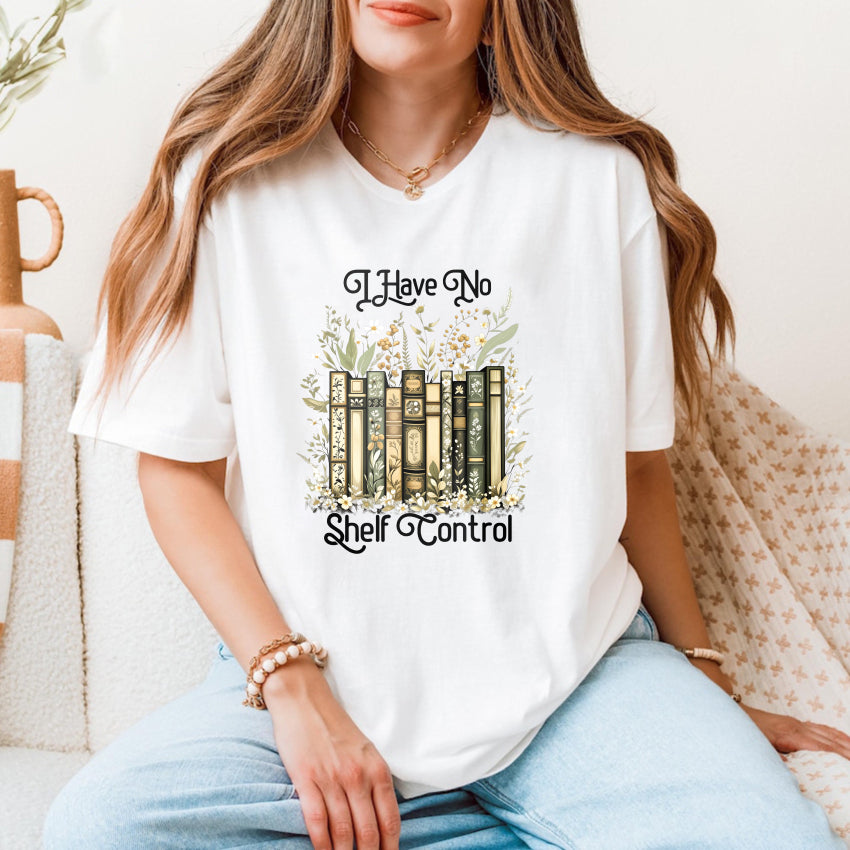 Wardrobecart Books Flowers Leaves Nature Garden Reading Magic Control Unisex Classic T-shirt