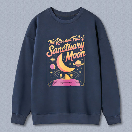 Wardrobecart The Rise And Fall Of Sanctuary Moon Cosmic Design Unisex Classic Sweatshirt