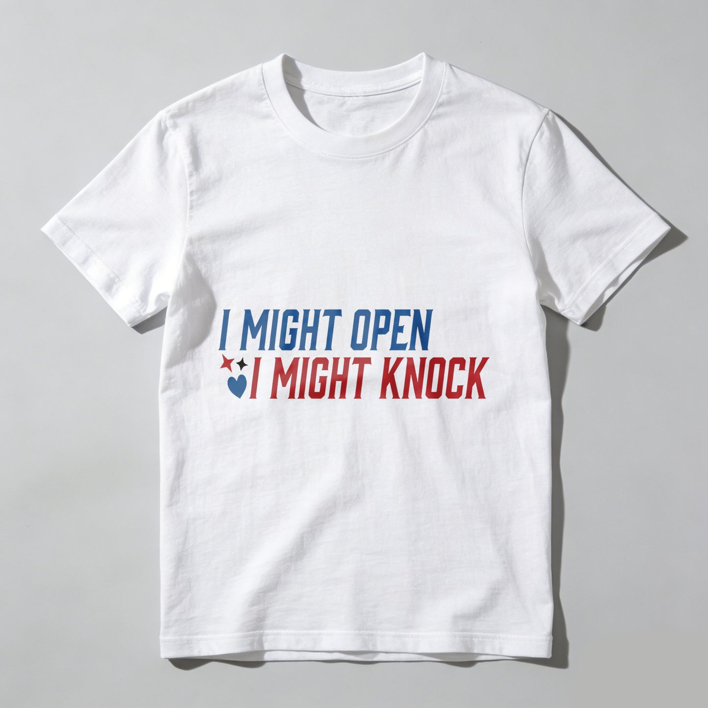 Wardrobecart I Might Open I Might Knock Unisex Classic T-shirt