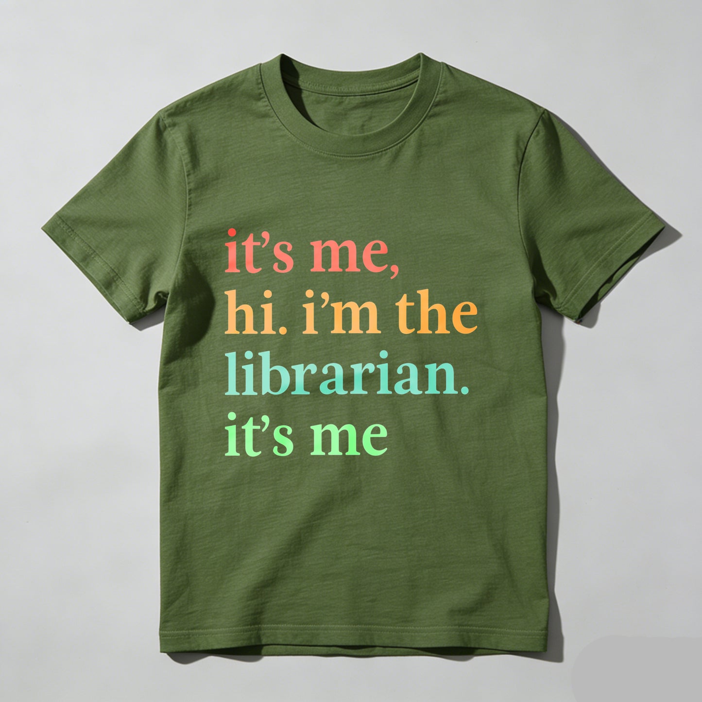 Wardrobecart It's Me Hi I'm The Librarian It's Me Unisex Classic T-shirt