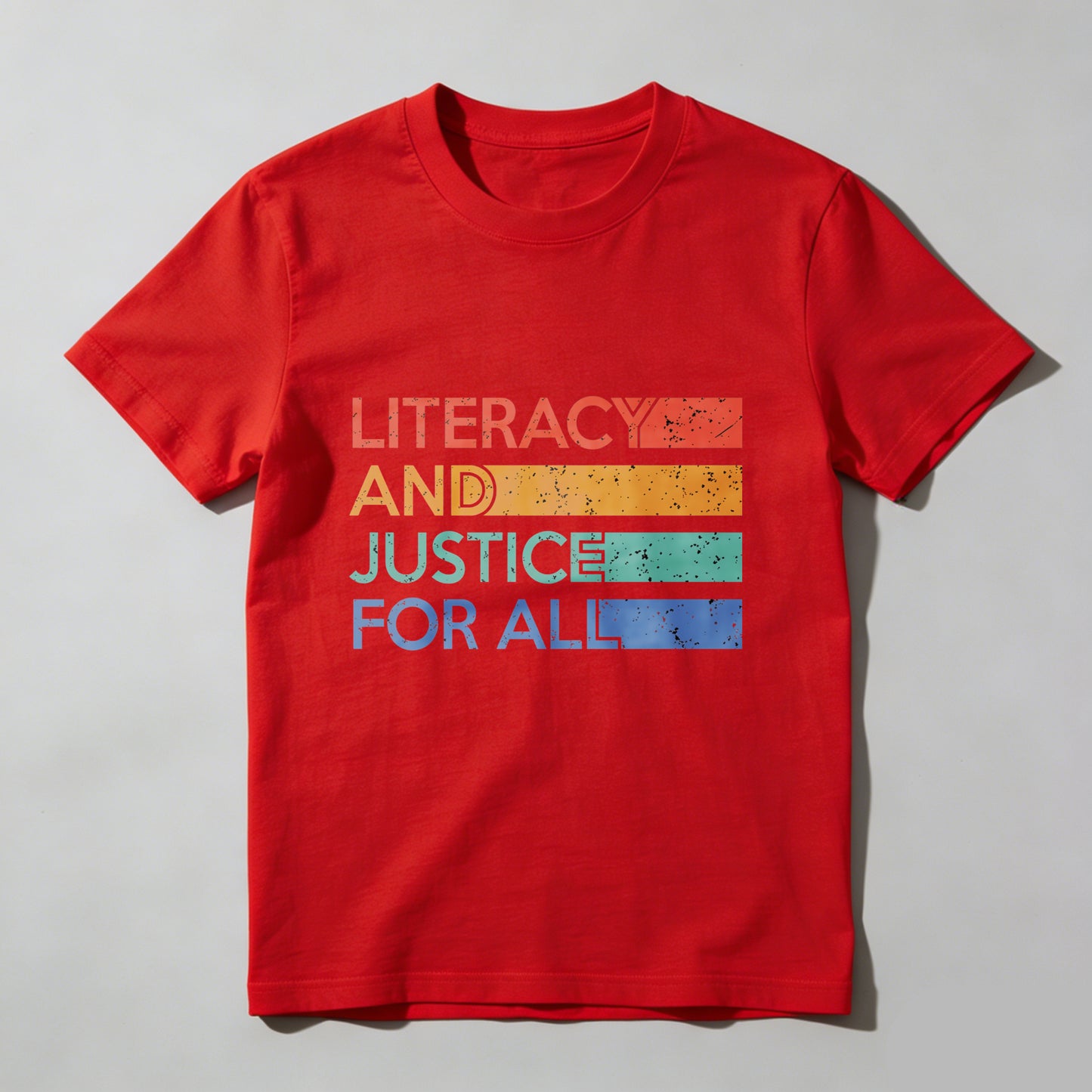 Wardrobecart Literacy And Justice For All Unisex Classic T-shirt
