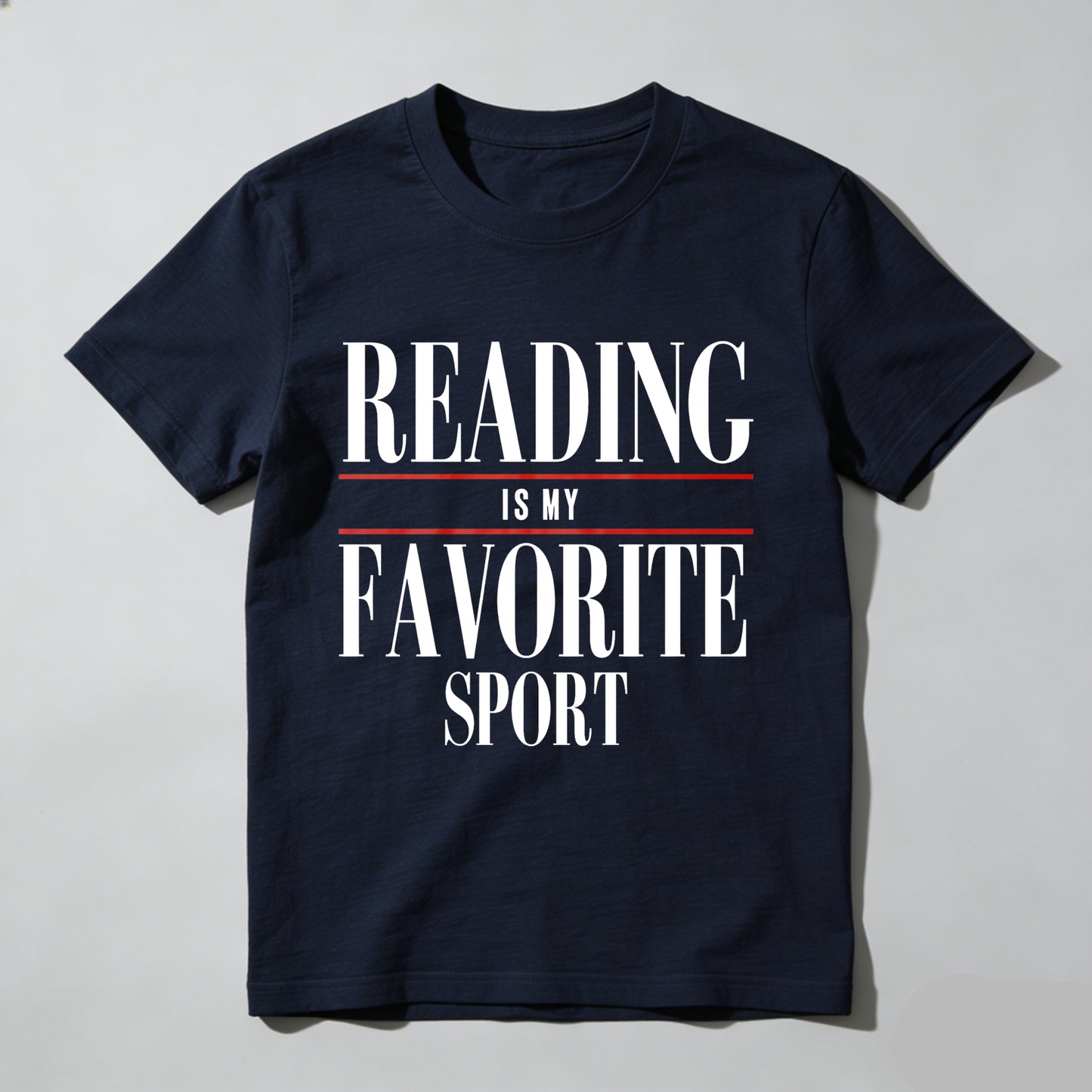 Wardrobecart Reading Is My Favorite Sport Unisex Classic T-shirt