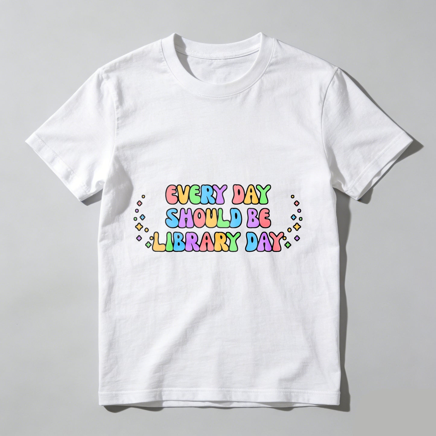 Wardrobecart Every Day Should Be Library Day Unisex Classic T-shirt