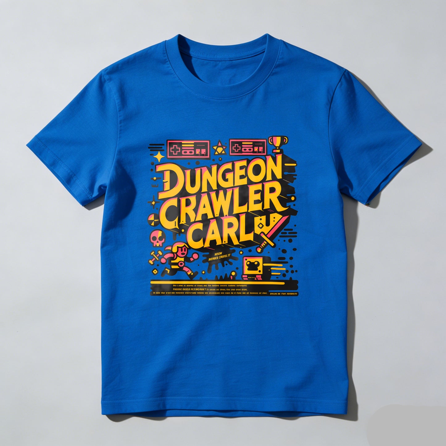Wardrobecart Dungeon Crawler Carl Game Art Design Unisex Classic T-shirt