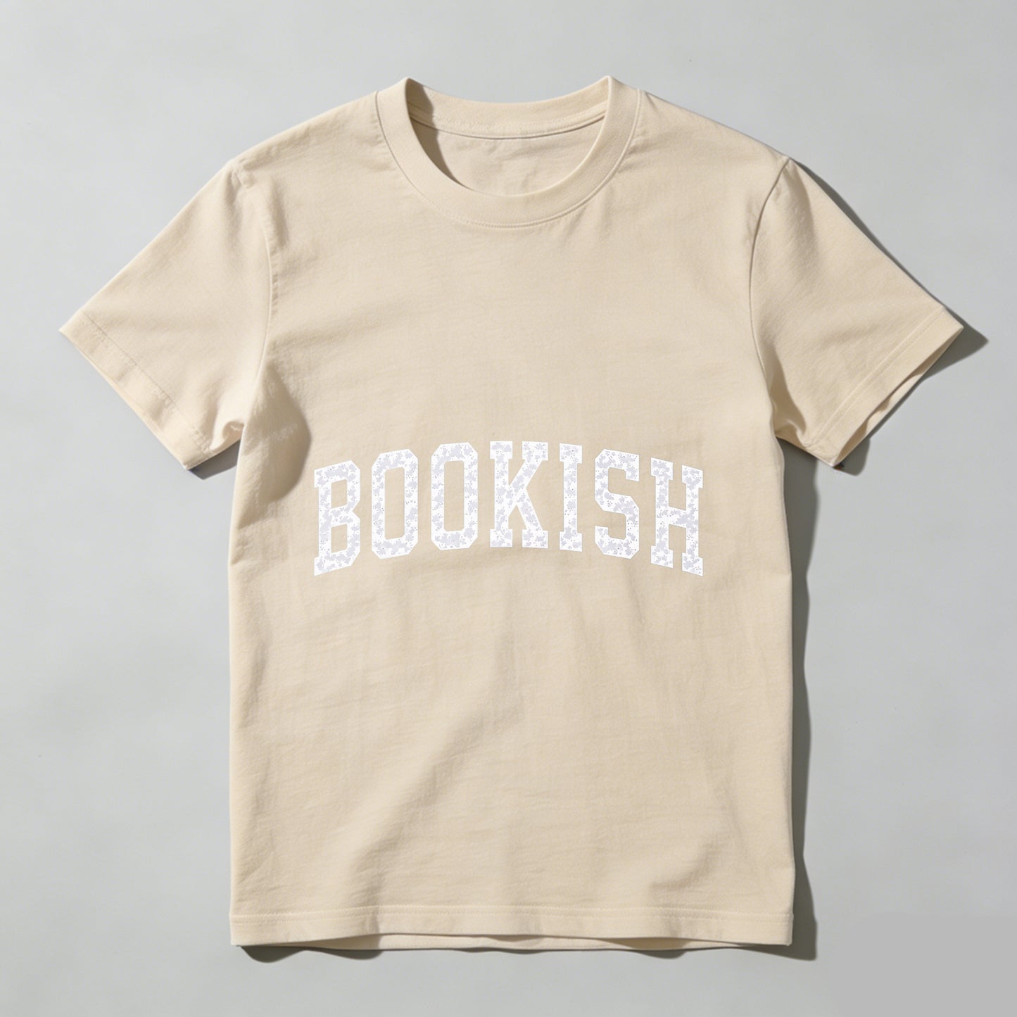 Wardrobecart Bookish White Text On Black Shirt Unisex Classic T-shirt
