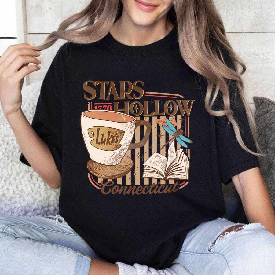 Wardrobecart Stars Hollow Luke's Diner Book Dragonfly Connecticut Unisex Classic T-shirt