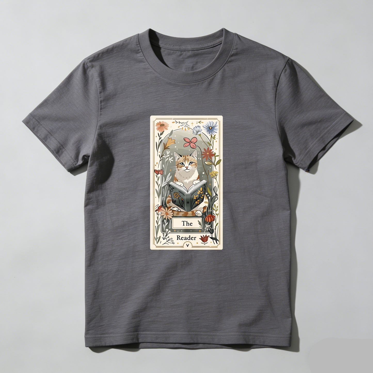 Wardrobecart The Reader Tarot Card Design Unisex Classic T-shirt