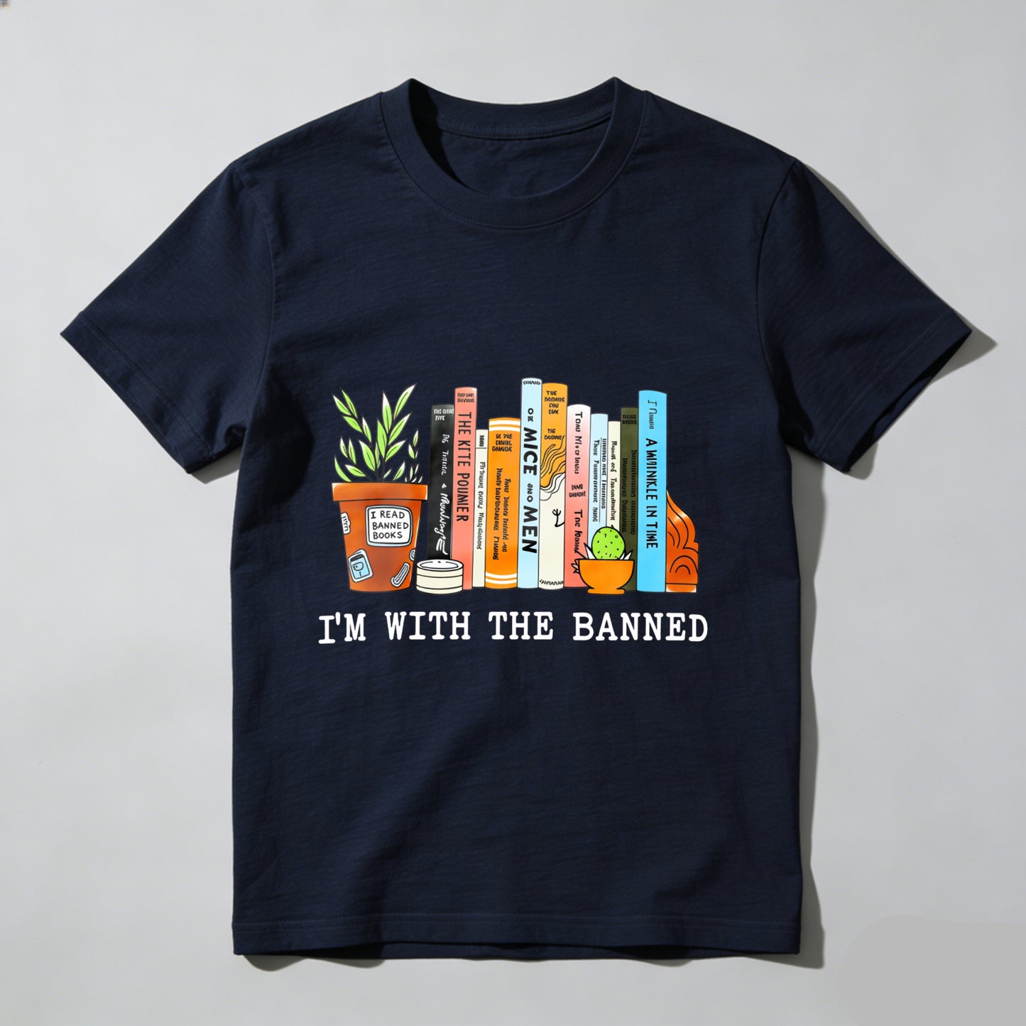 Wardrobecart I'm With The Banned Books Shelf Unisex Classic T-shirt