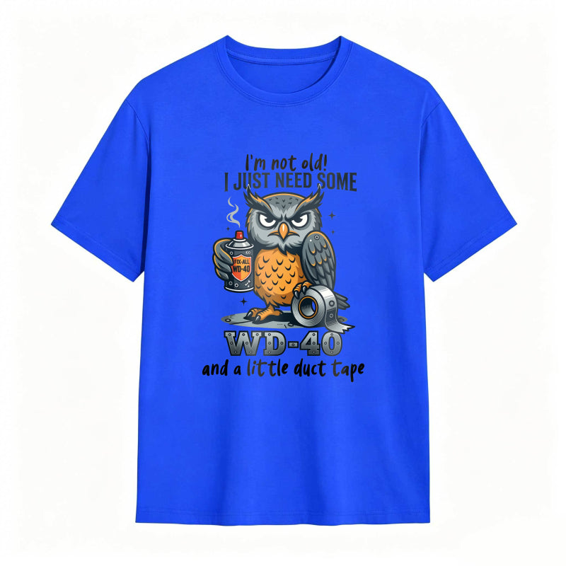 Owl With Wd 40 And Duct Tape Humor Unisex Classic T-shirt