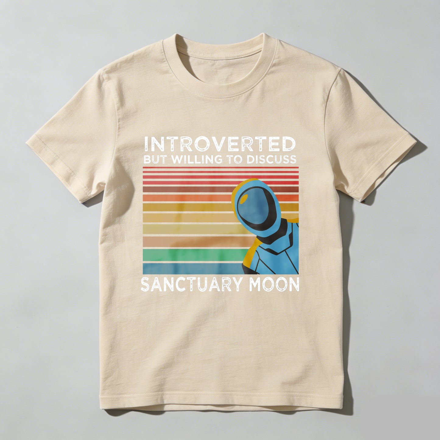 Wardrobecart Introverted But Willing To Discuss Sanctuary Moon Unisex Classic T-shirt