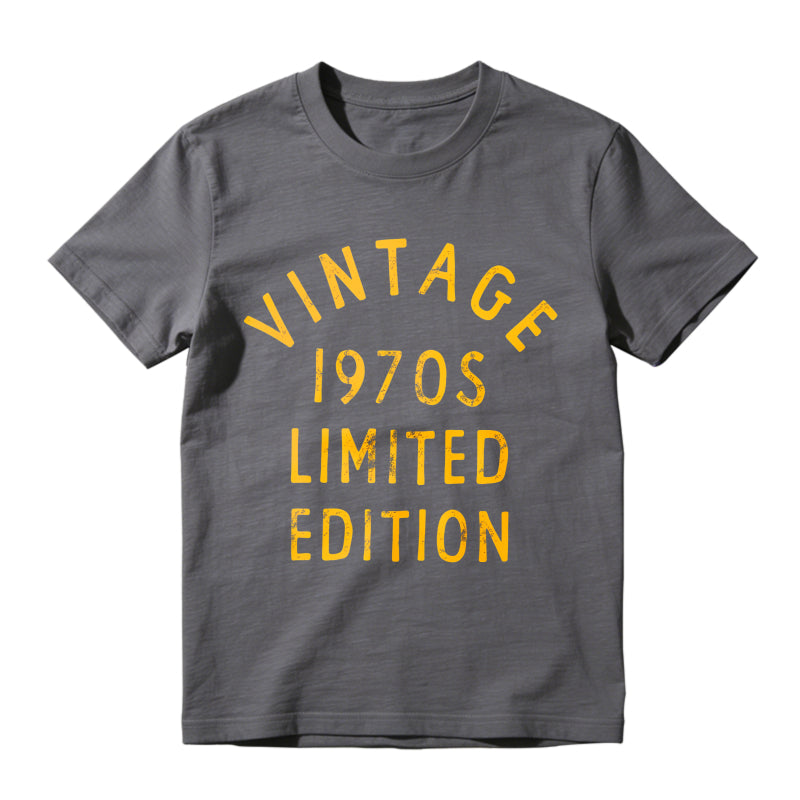 Men's Vintage 1970 Limited Edition T-Shirt – Funny Retro Classic Graphic Tee