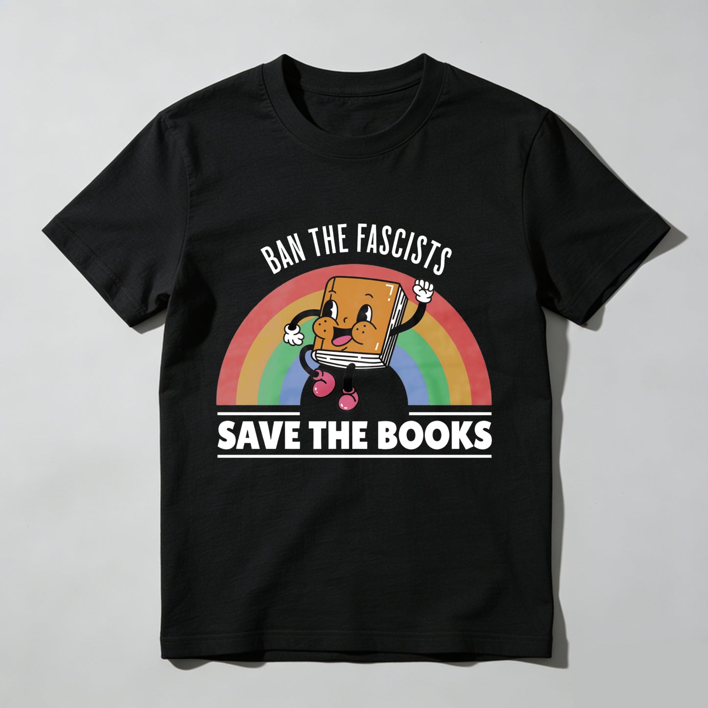 Wardrobecart Ban The Fascists Save The Books Unisex Classic T-shirt