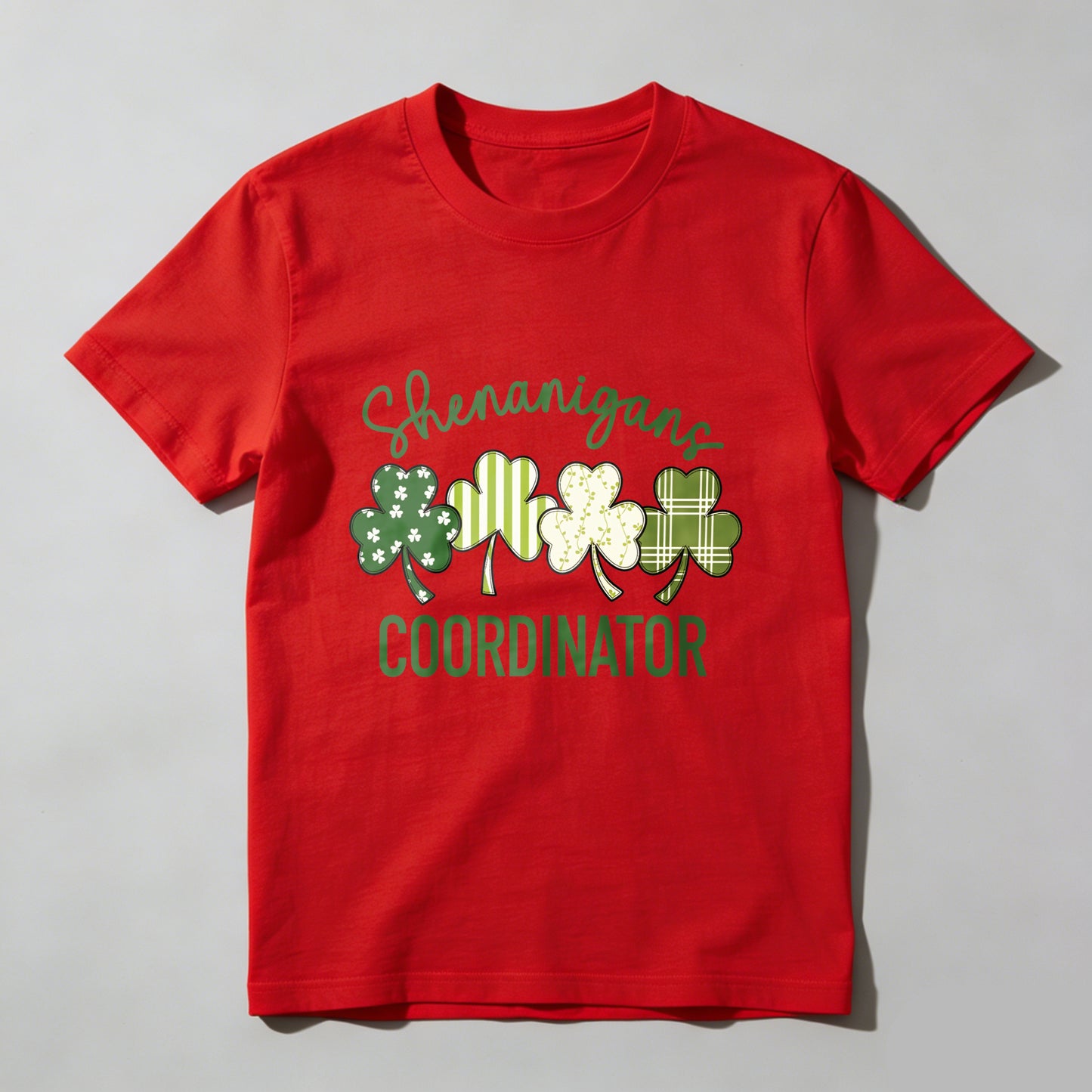 Wardrobecart Shenanigans Coordinator With Four Shamrocks Unisex Classic T-shirt