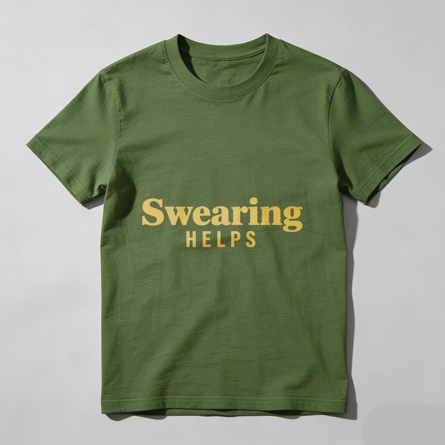 Swearing Helps T Shirt Funny Sassy Statement Graphic Tee For Men Women Casual Wear WOMEN