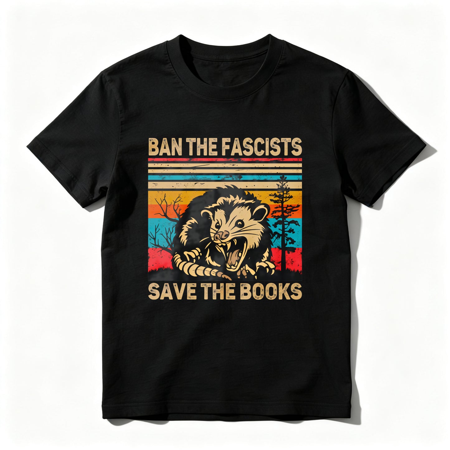Wardrobecart Ban The Fascists Save The Books Unisex Classic T-shirt