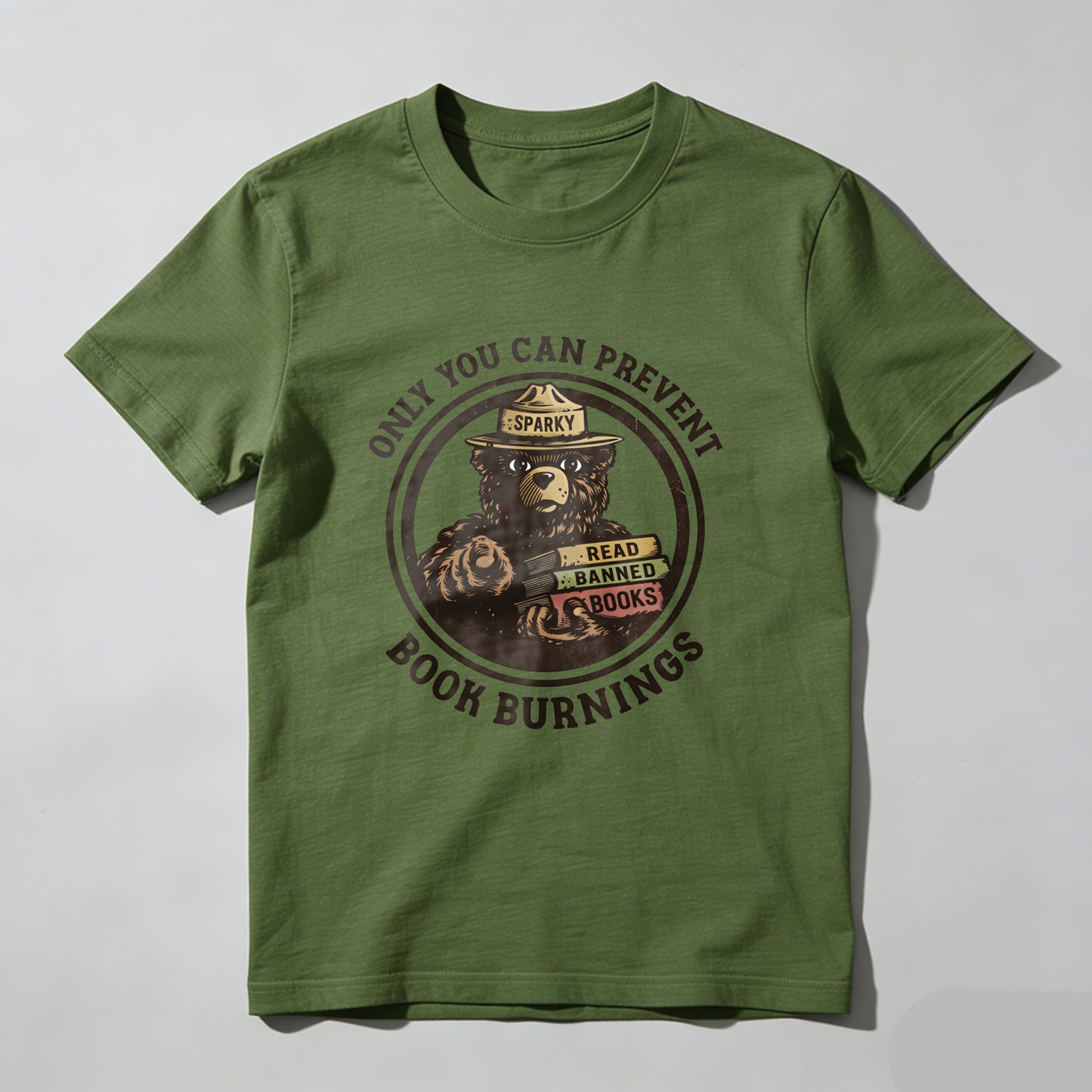 Wardrobecart Only You Can Prevent Book Burnings Unisex Classic T-shirt
