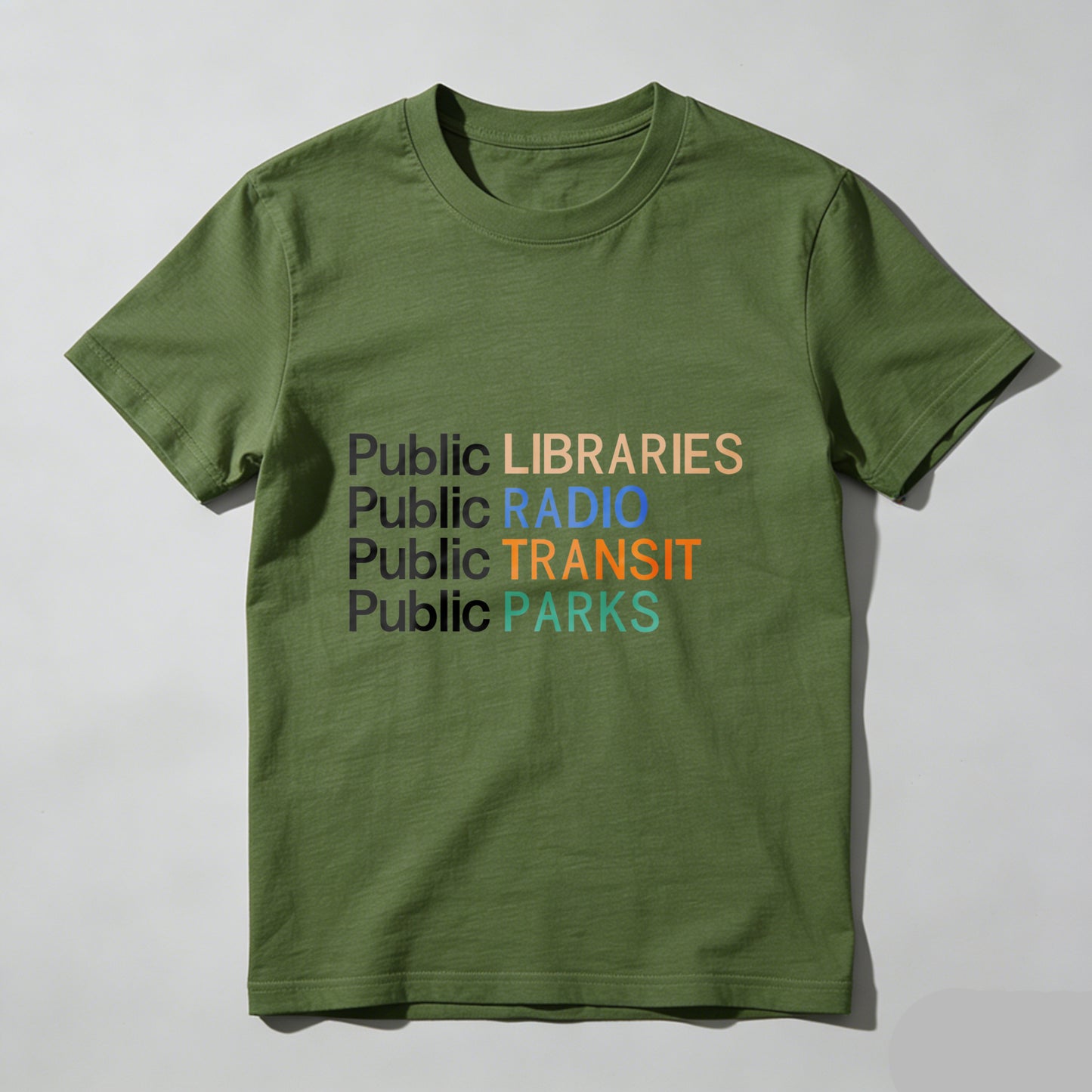 Wardrobecart Public Libraries   Public Radio   Public Transit   Public Parks Unisex Classic T-shirt