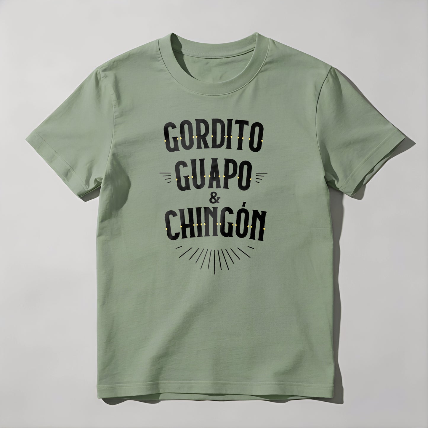 Chubby, Handsome, and Badass tshirt 100% cotton