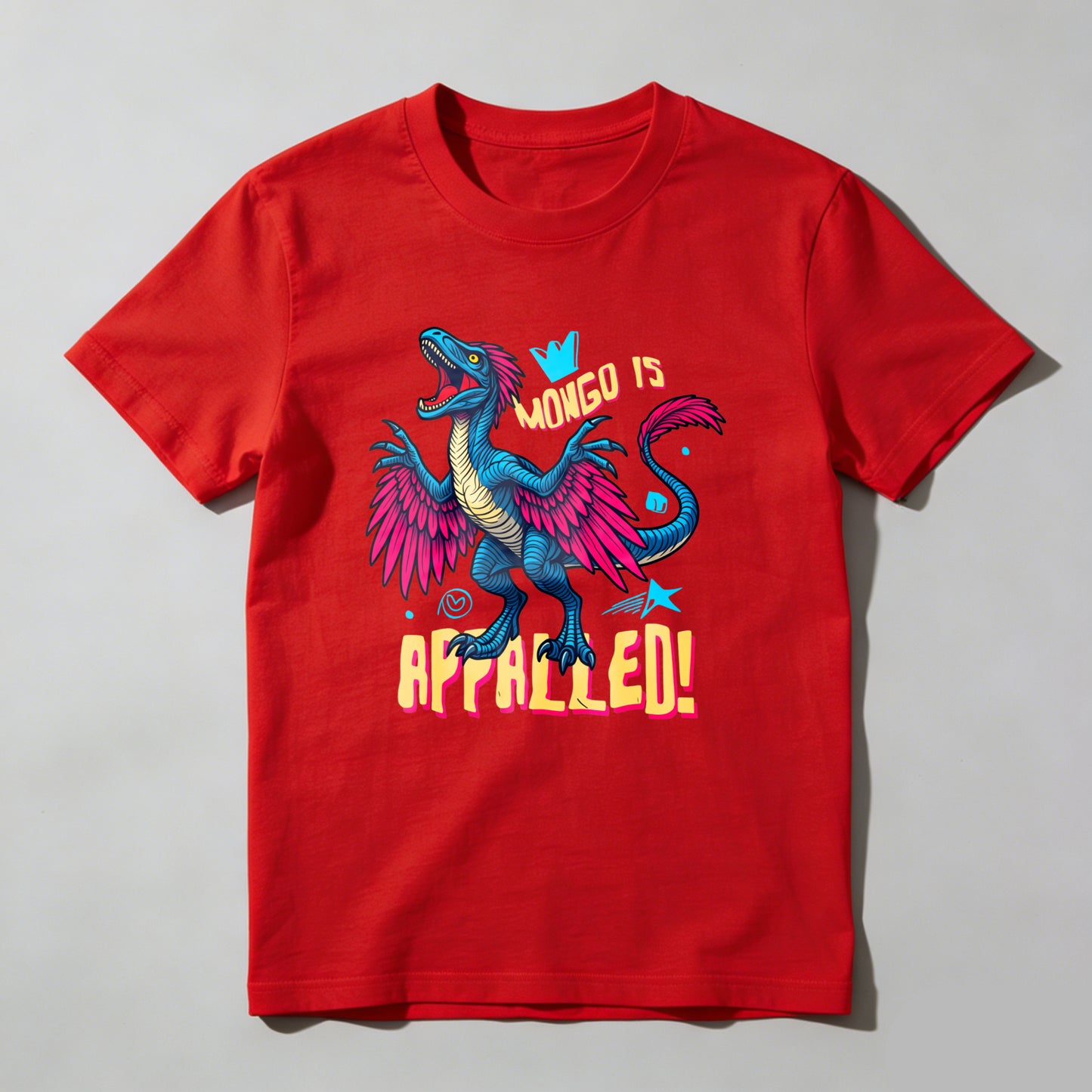 Wardrobecart Mongo Is Appalled Dragon Design Unisex Classic T-shirt