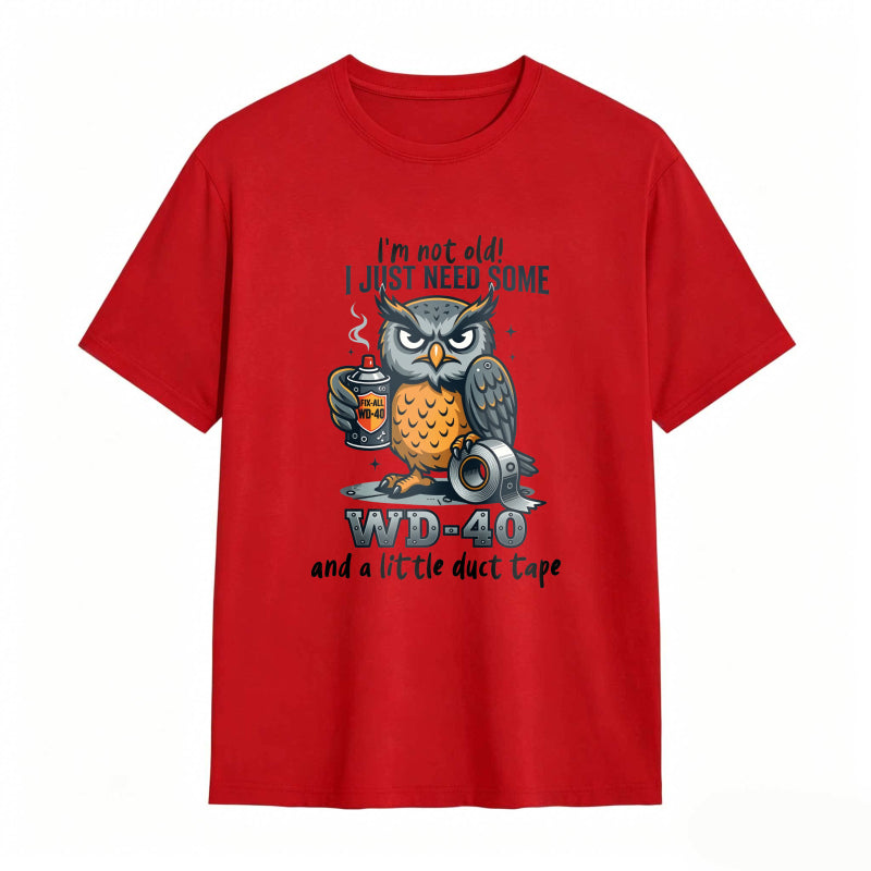 Owl With Wd 40 And Duct Tape Humor Unisex Classic T-shirt