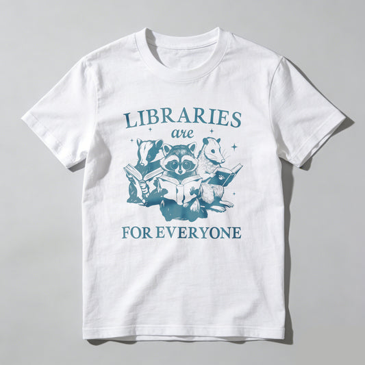 Wardrobecart Libraries Are For Everyone Unisex Classic T-shirt