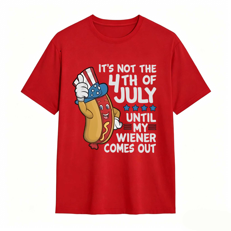 4th of July Funny Wiener Humor T-shirt
