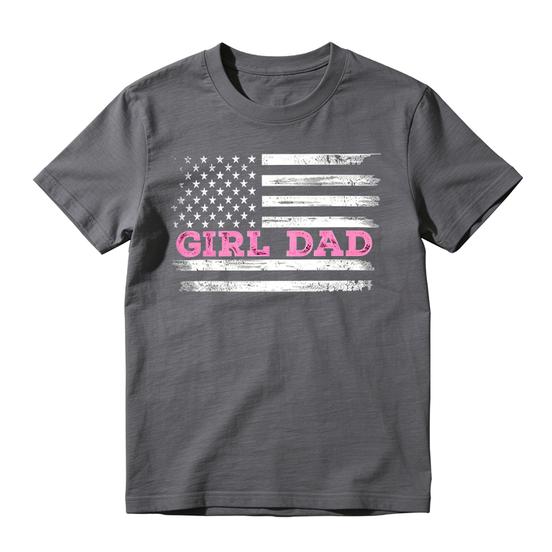 Girl Dad Comfortable Cotton T-shirt