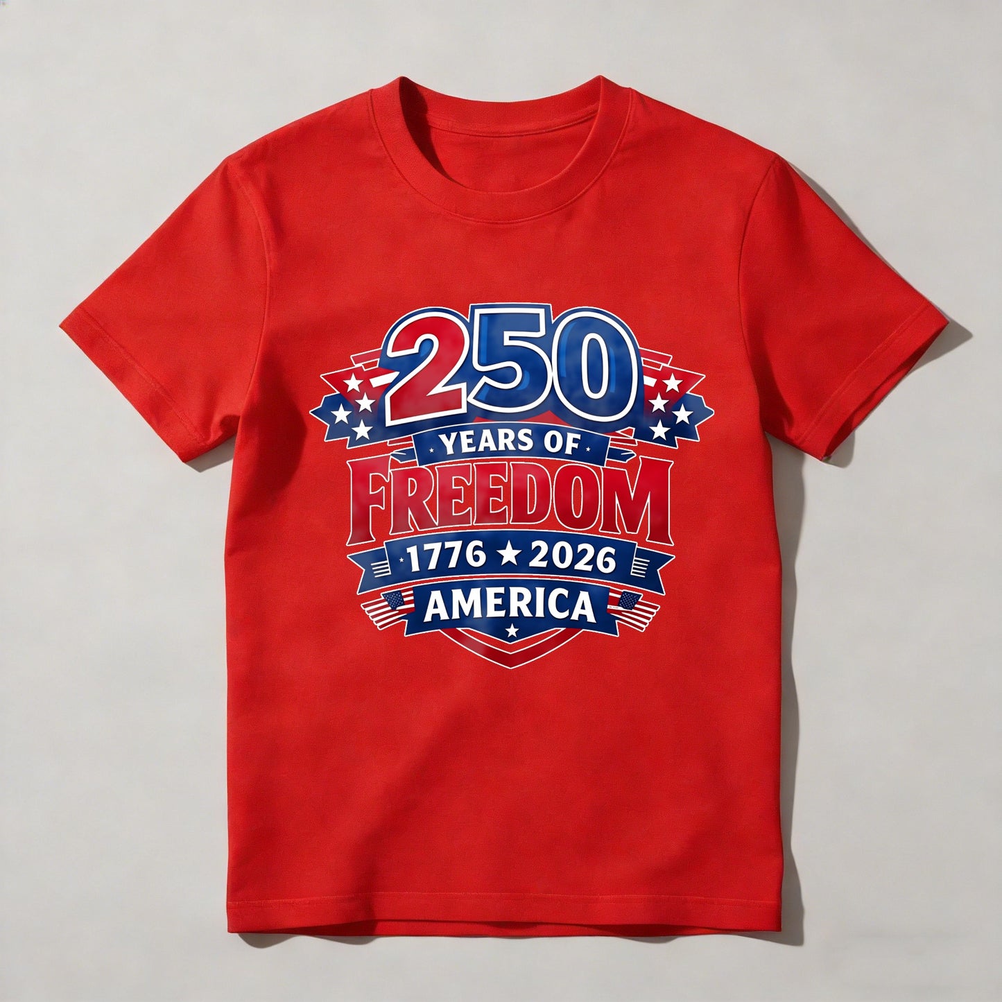 250 Years Of Freedom 1776 2026 America T-shirt