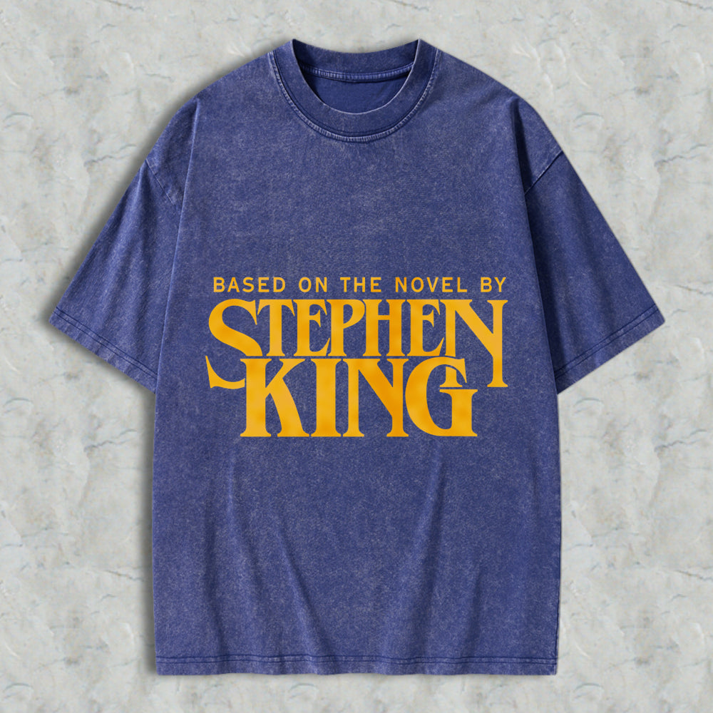 Wardrobecart Stephen King Based On The Novel By Unisex Washed T-shirt