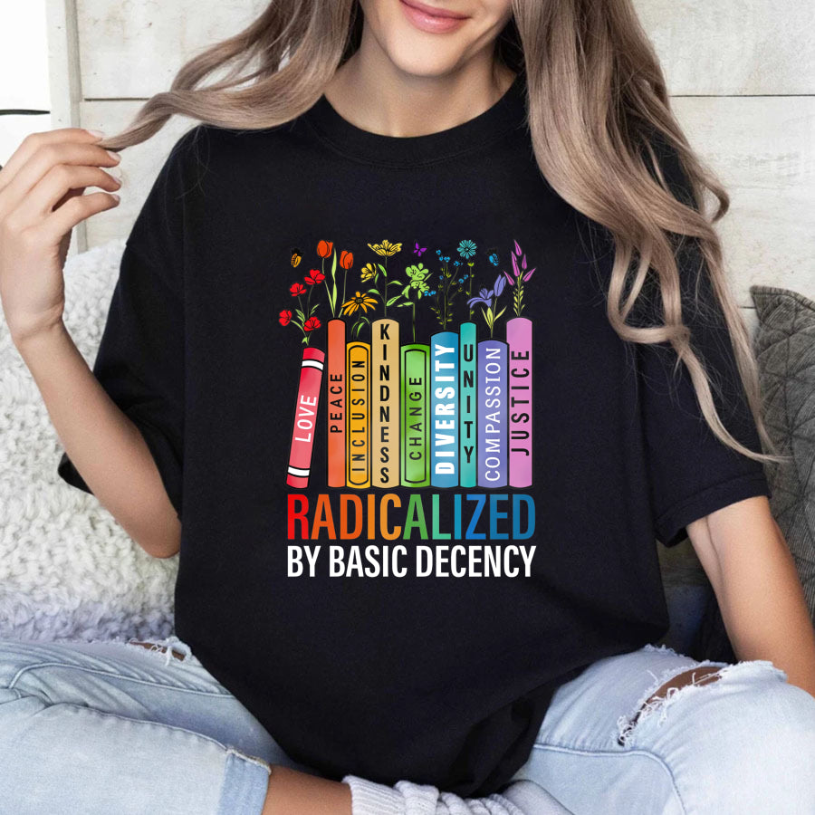 Wardrobecart Love Peace Inclusion Kindness Change Diversity Compassion Justice Unisex Classic T-shirt