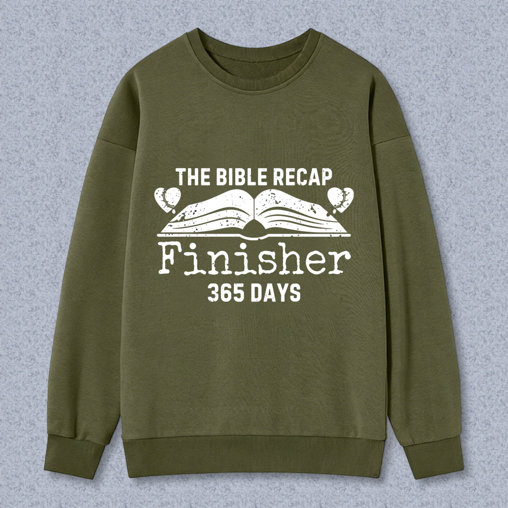 Wardrobecart The Bible Recap Finisher 365 Days Unisex Classic Sweatshirt