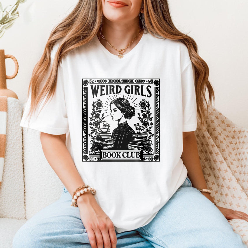 Wardrobecart Weird Girls Book Club Artwork Unisex Classic T-shirt