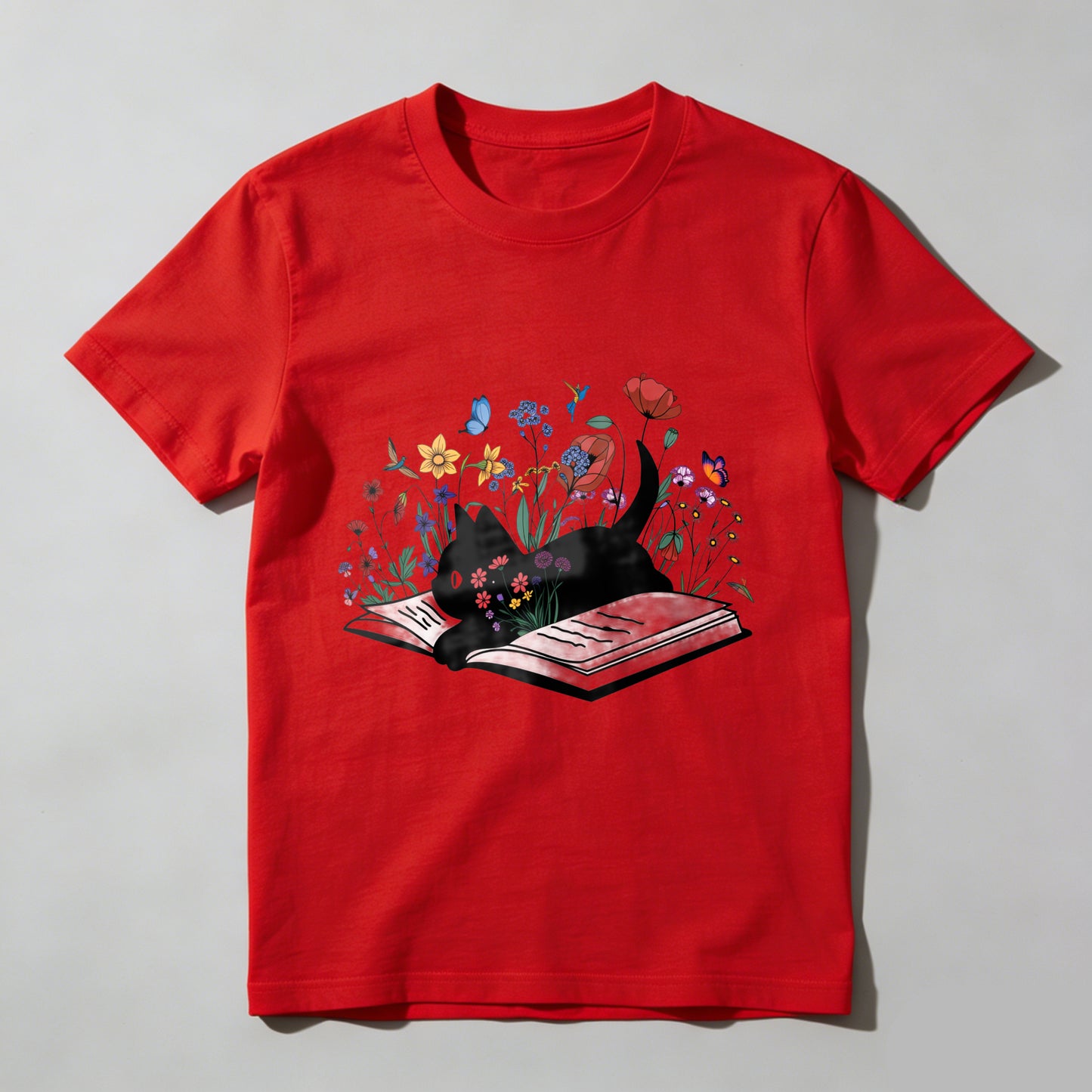 Wardrobecart Book With Flowers Blooming From Pages Unisex Classic T-shirt