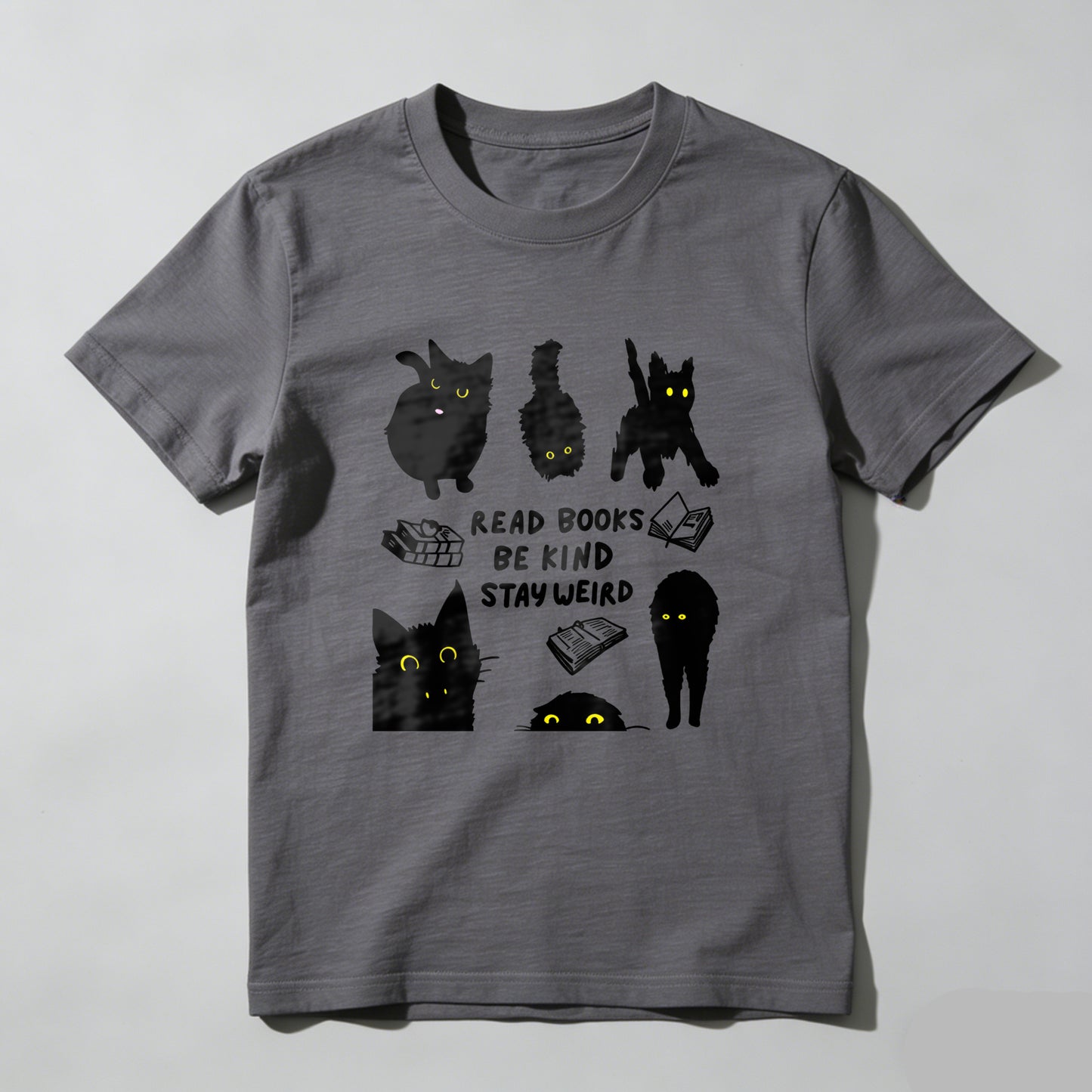 Wardrobecart Cats Books Kindness Weirdest Reading Fun Unisex Classic T-shirt