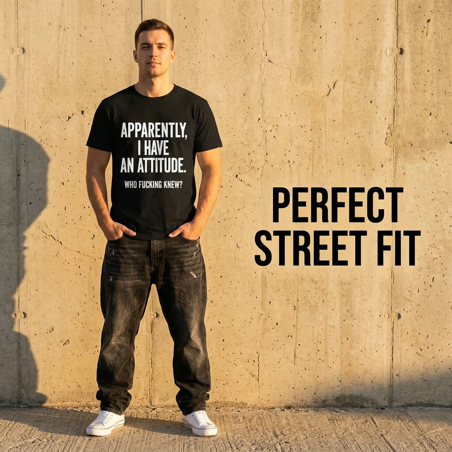 Apparently I Have An Attitude Who Fucking Knew Pure Cotton Short Sleeve T Shirt