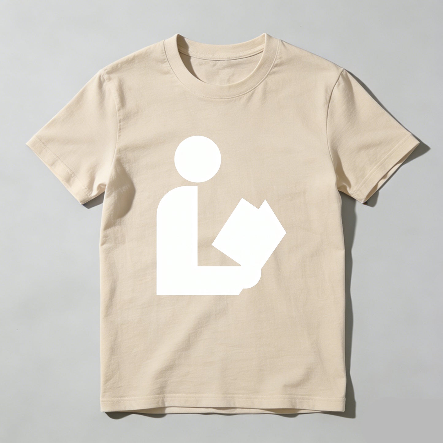 Wardrobecart Person Holding Book Symbol Unisex Classic T-shirt