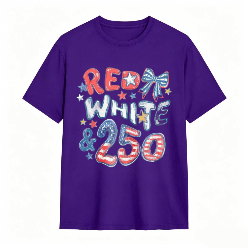 Red White and 250 Comfort Colors 4th of July T-shirt