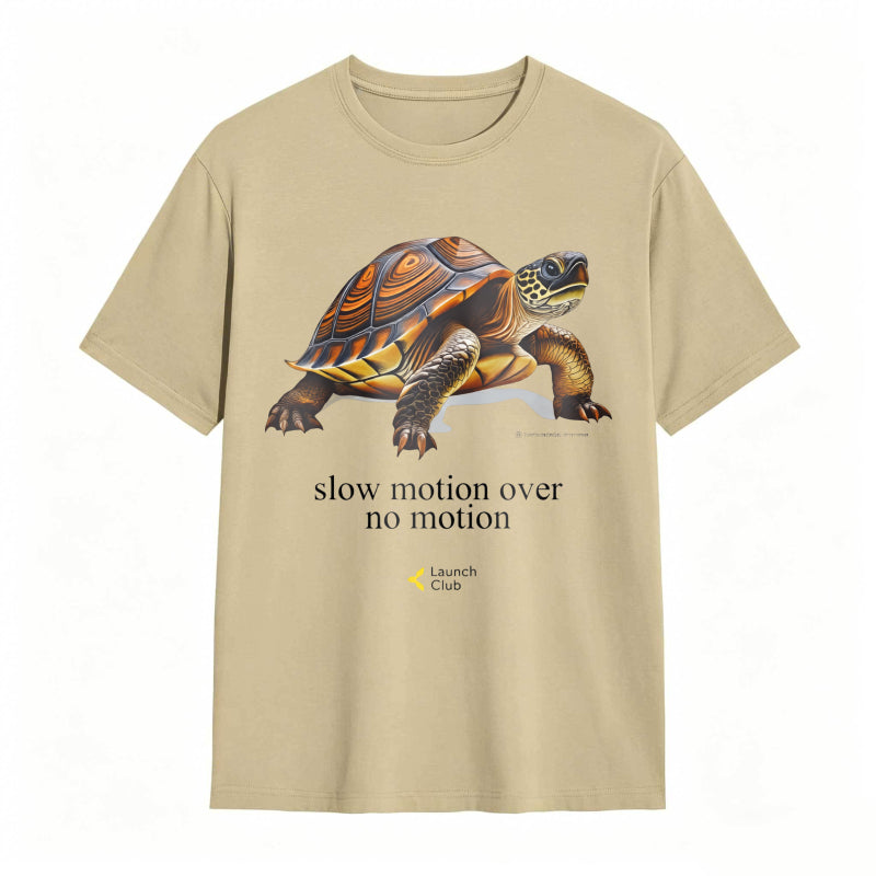 Turtle Slow Motion Over No Motion Unisex Classic T-shirt