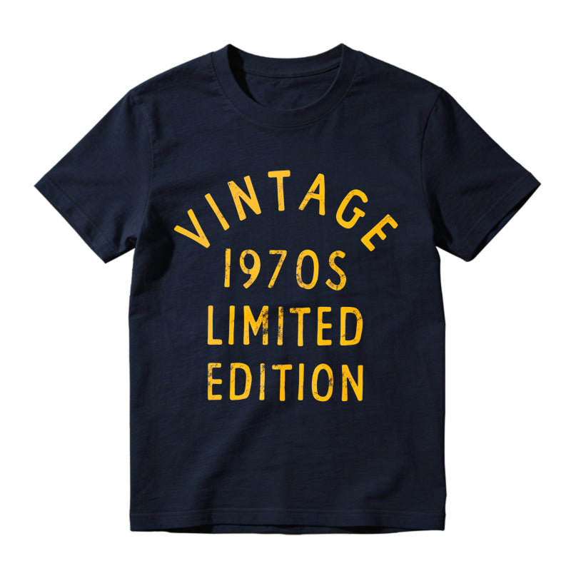Men's Vintage 1970 Limited Edition T-Shirt – Funny Retro Classic Graphic Tee