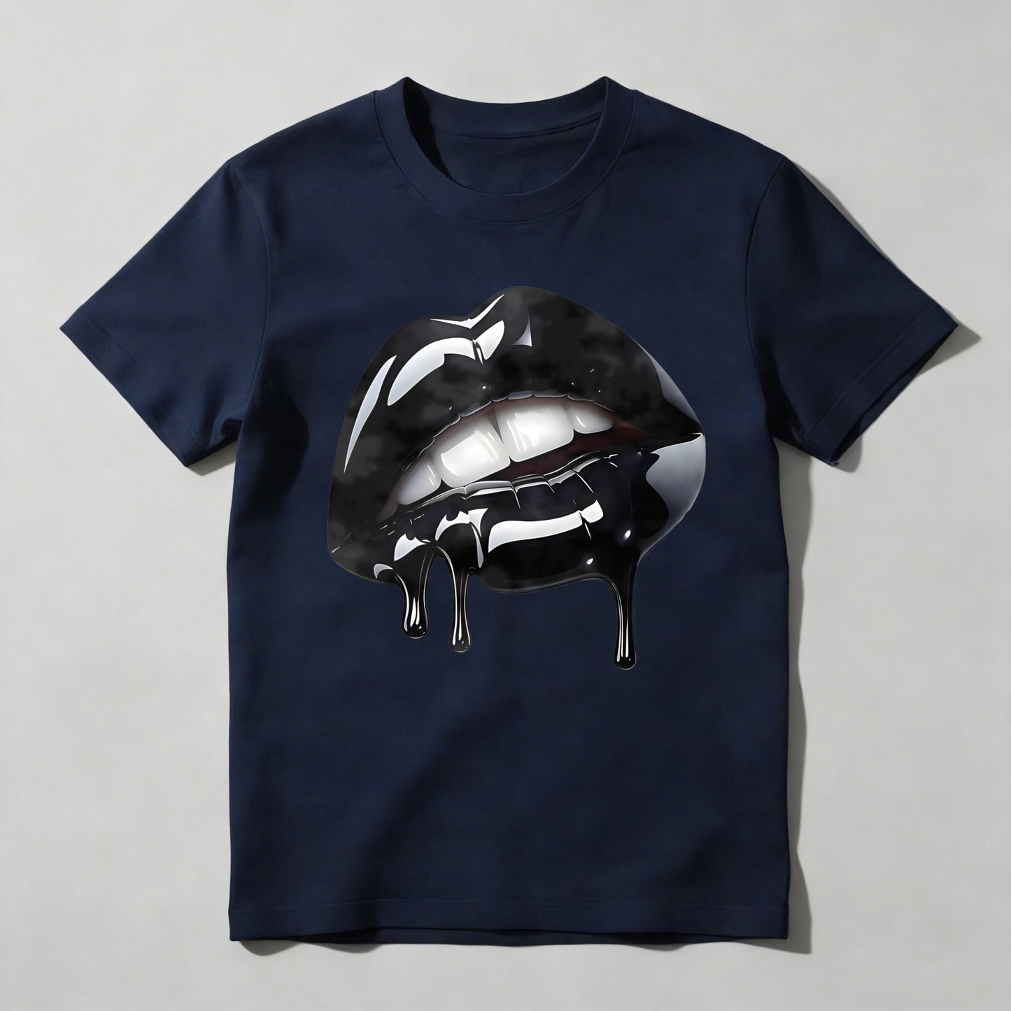 Glossy Lips With Dripping Effect T-shirt