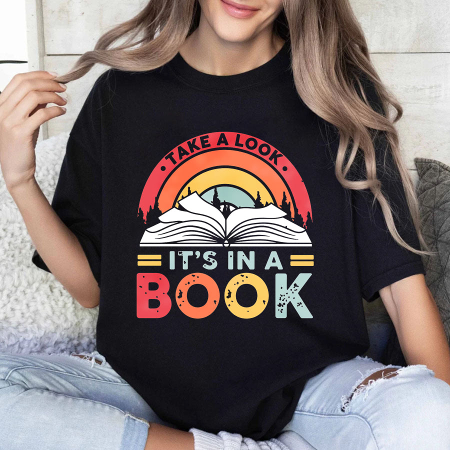 Wardrobecart Take A Look Its In A Book Unisex Classic T-shirt