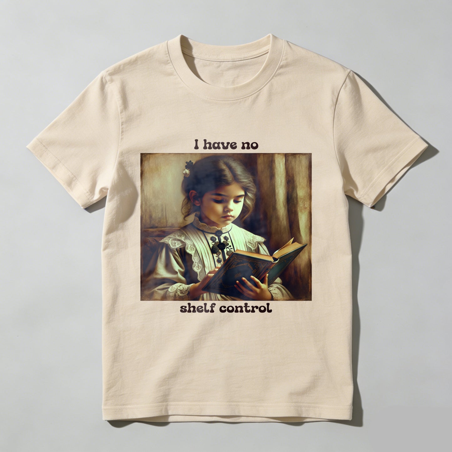 Wardrobecart Girl Reading Book I Have No Shelf Control Unisex Classic T-shirt
