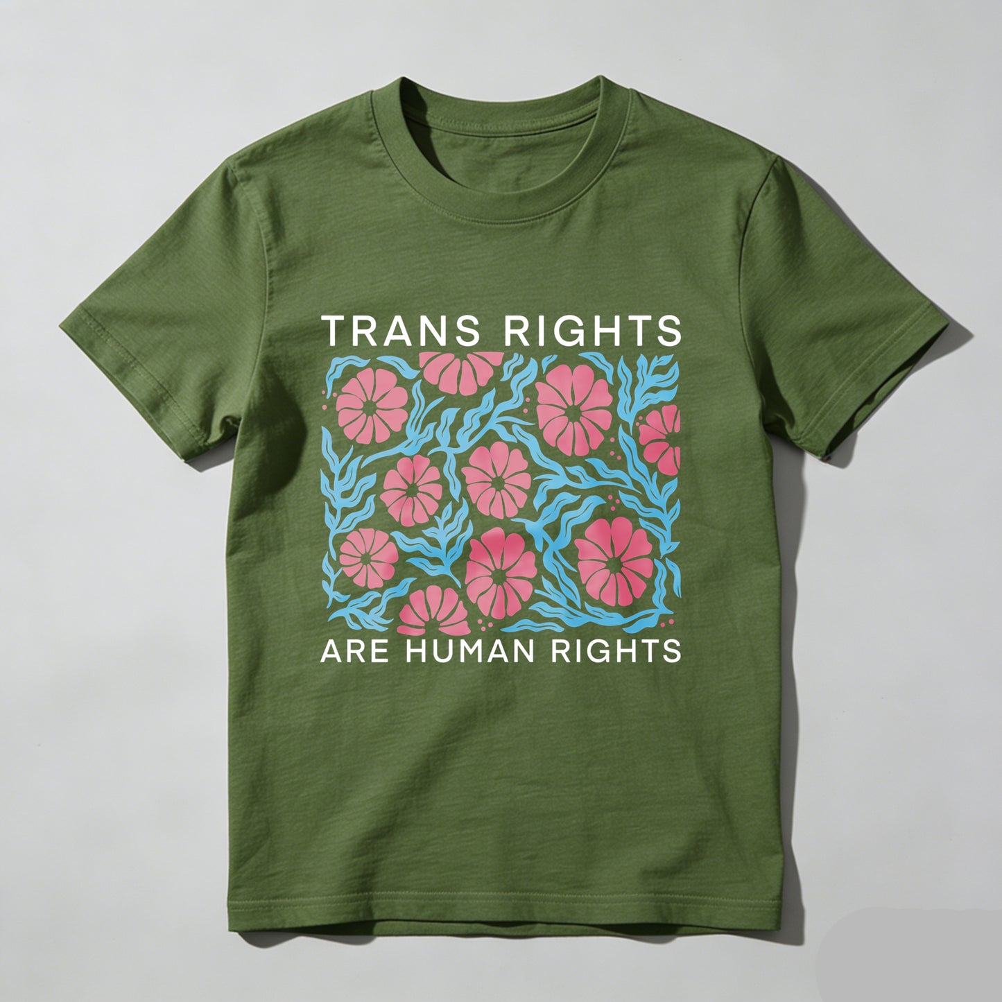 Wardrobecart Trans Rights Are Human Rights Unisex Classic T-shirt