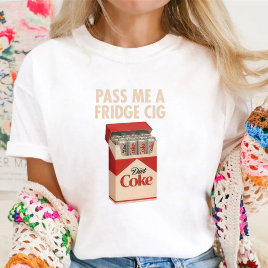 Pass Me A Fridge Cig Diet Coke Box Graphic Unisex Classic T-shirt