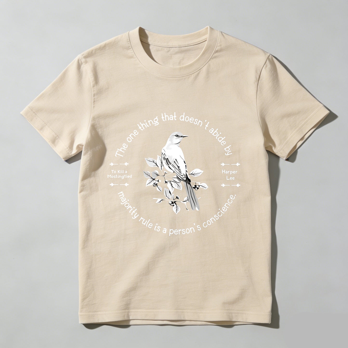 Wardrobecart The One Thing That Doesn't Abide By Majority Rule Is A Person's Conscience Unisex Classic T-shirt
